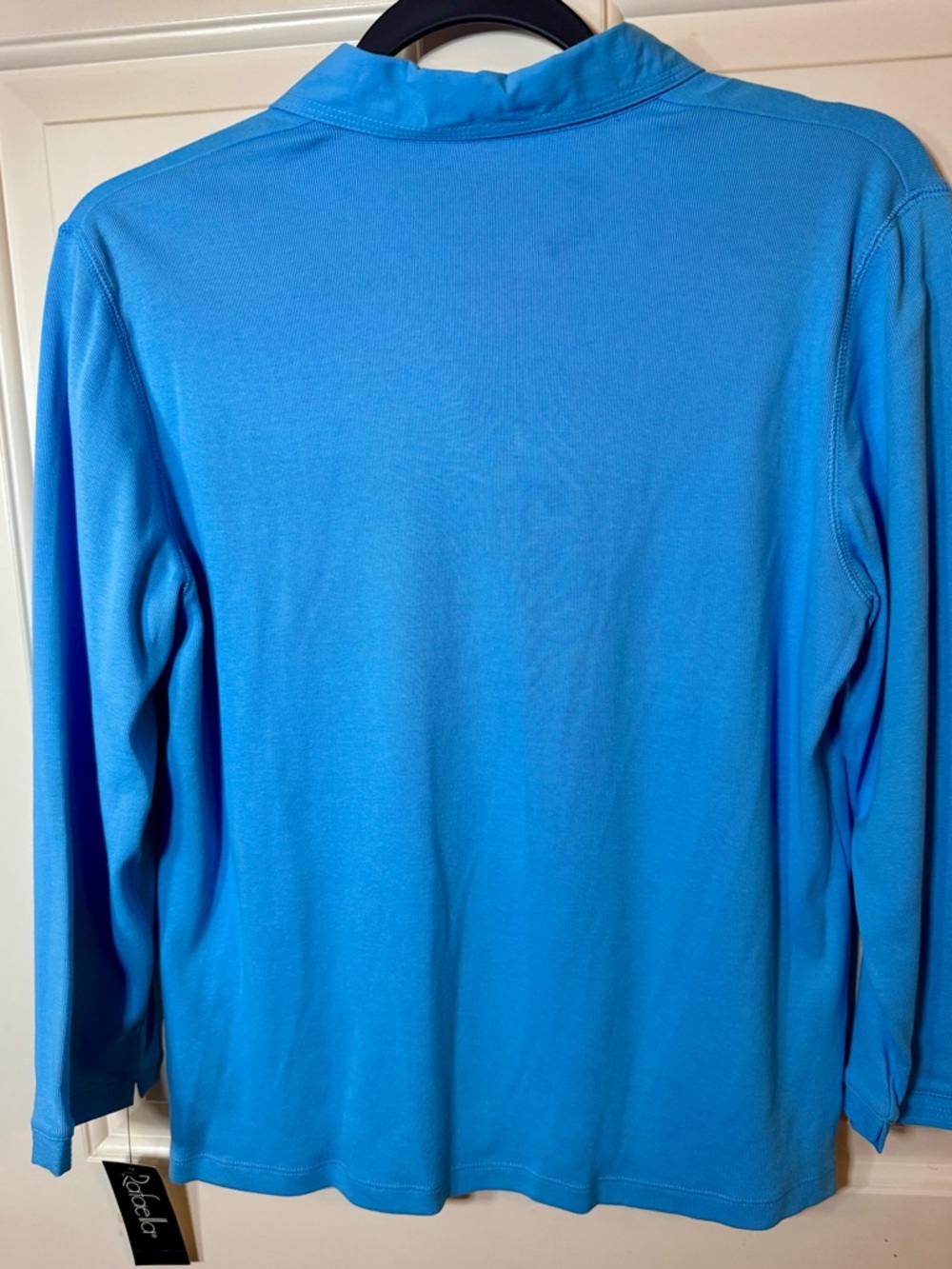 Rafaella Blue 100% Cotton Shirt  **NWT** - Picture 3 of 8